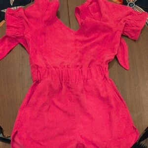 Day + Moon Women's Chic Pink Romper
